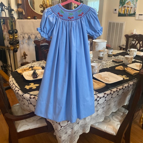 NWT Banbury Cross Smocked Girls Dress size 5 - Picture 10 of 16